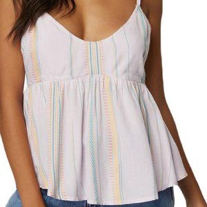 O'neill Purple Striped Tank Top